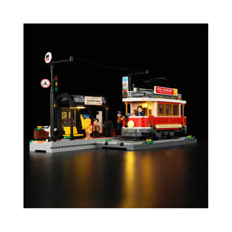 Lumibricks L9084 - Heritage tram and station, 1274 steentjes