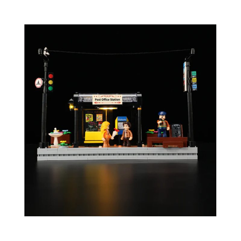 Lumibricks L9084 - Heritage tram and station, 1274 steentjes