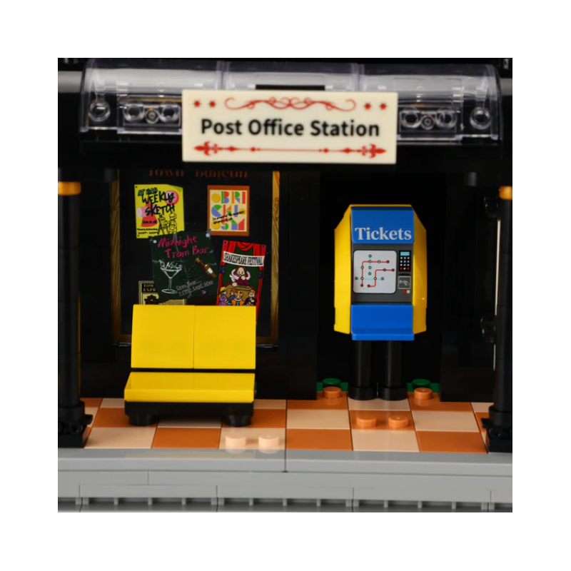 Lumibricks L9084 - Heritage tram and station, 1274 steentjes