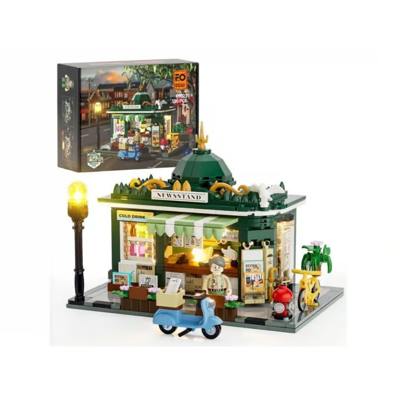 Lumibricks F9023 - Newsstand, 566 steentjes