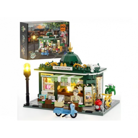 Lumibricks F9023 - Newsstand, 566 steentjes