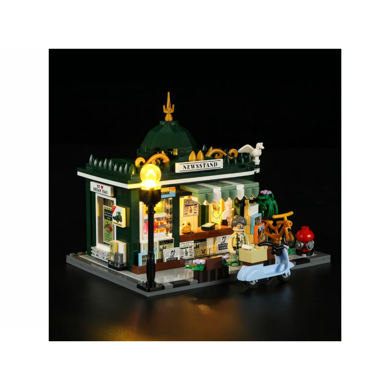 Lumibricks F9023 - Newsstand, 566 steentjes