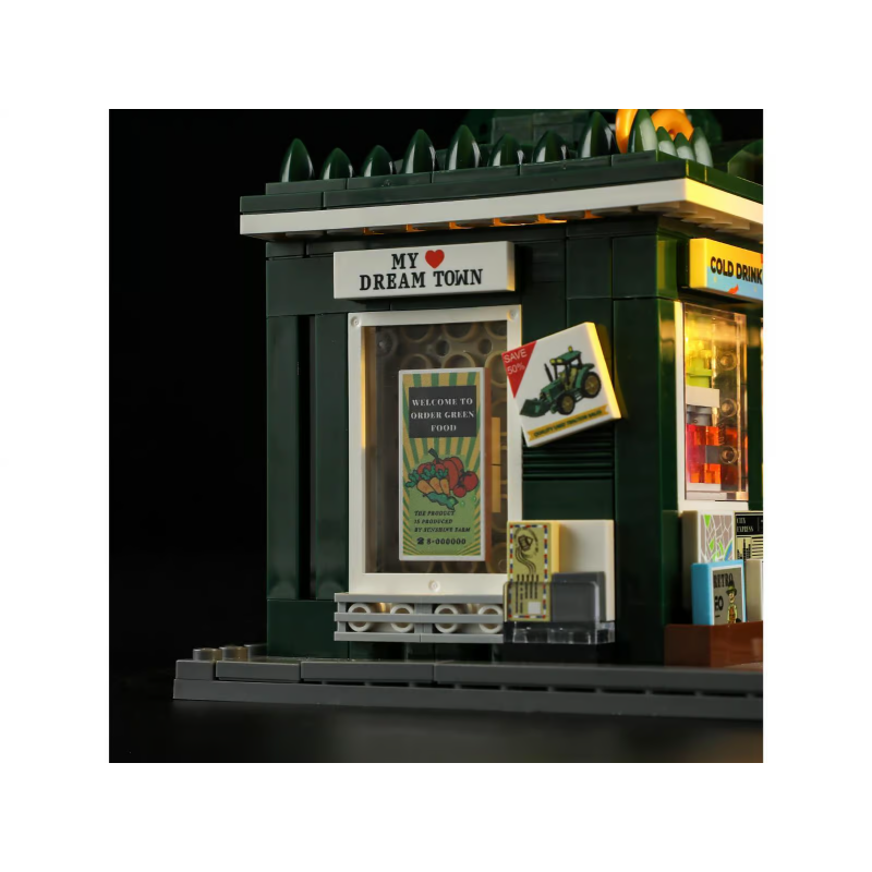 Lumibricks F9023 - Newsstand, 566 steentjes