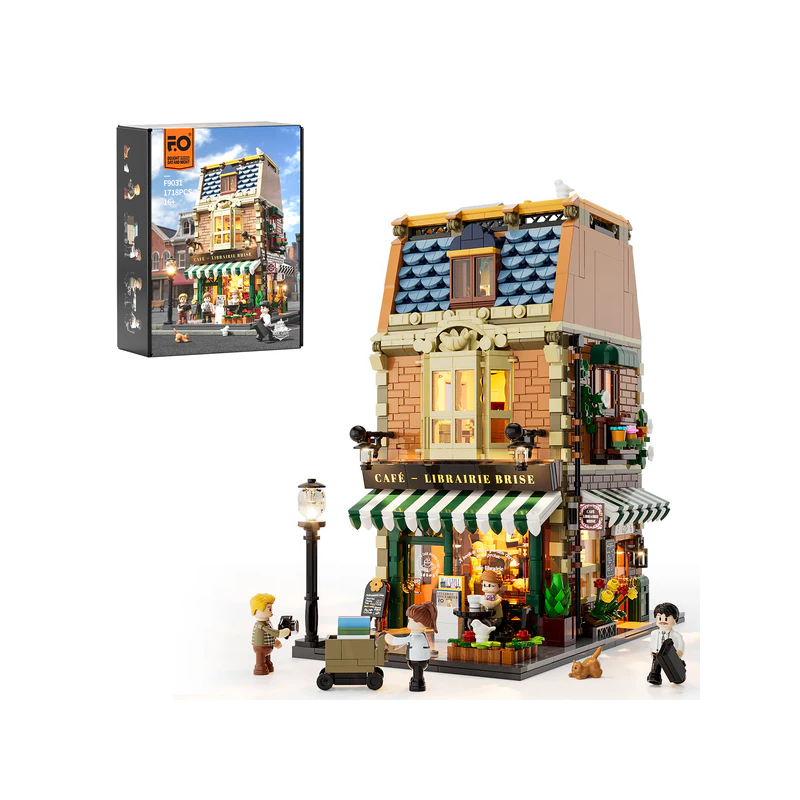 Lumibricks F9031 - Book cafe, 1718 steentjes