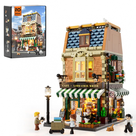 Lumibricks F9031 - Book cafe, 1718 steentjes