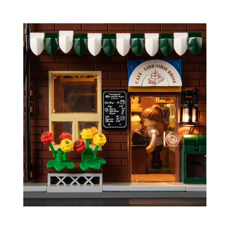 Lumibricks F9031 - Book cafe, 1718 steentjes