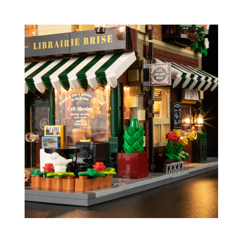 Lumibricks F9031 - Book cafe, 1718 steentjes