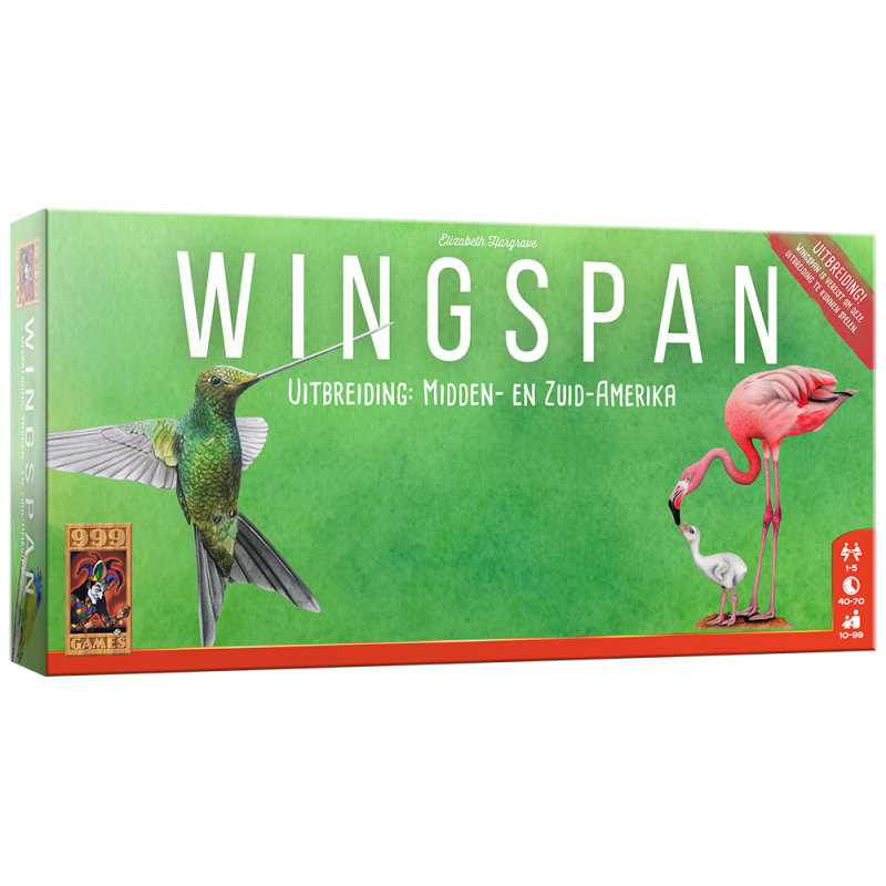 Wingspan uitbreiding: Midden- en Zuid-Amerika, Bordspel, 999games