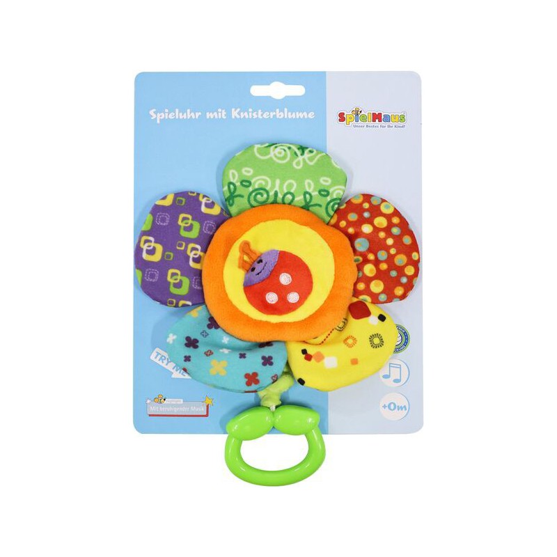 Spielmaus Muziekdoos met Knetterende Bloem