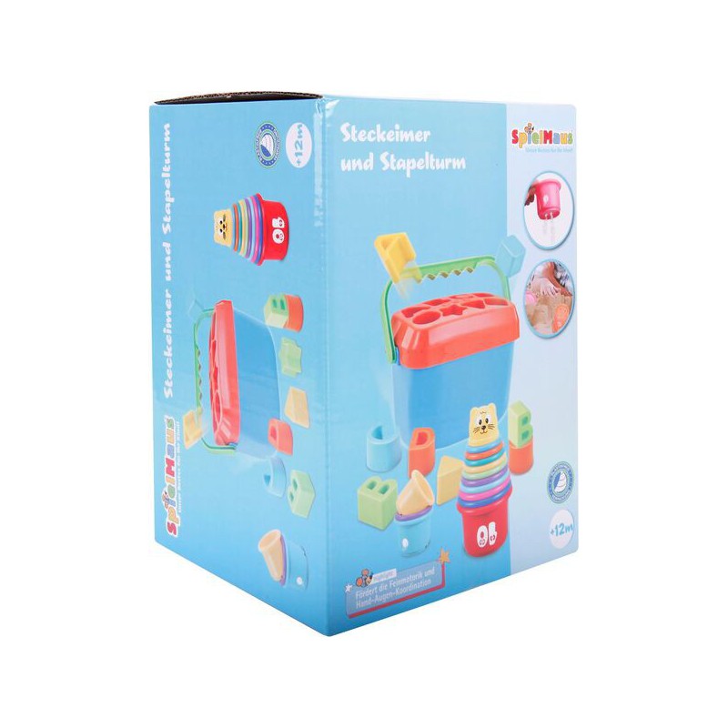 Spielmaus Stapeltoren en stekkerdoos