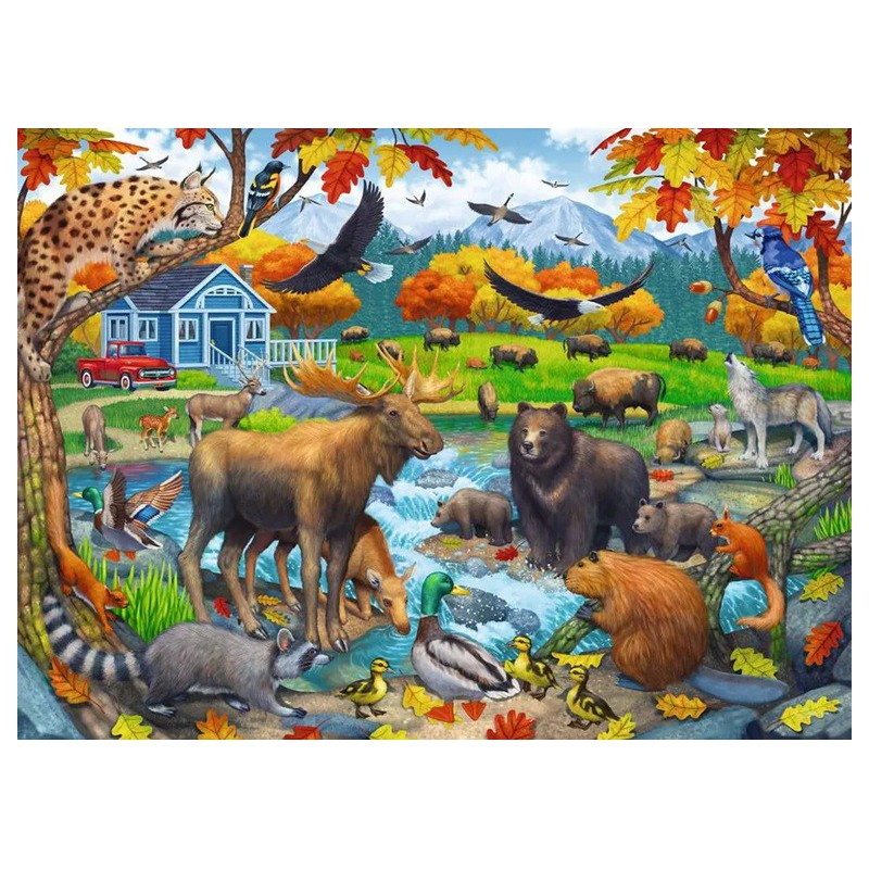 Wildlife Gathering, 150 XXL stukjes Ravensburger