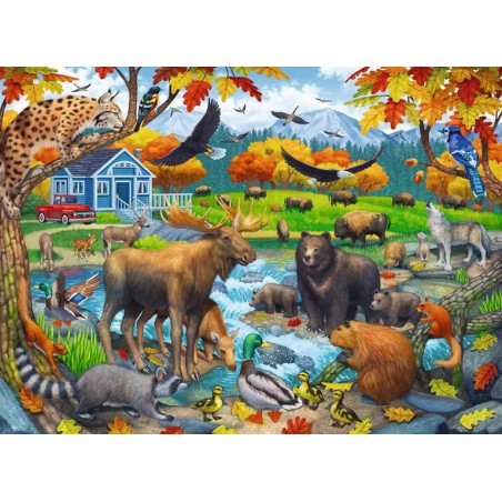 Wildlife Gathering, 150 XXL stukjes Ravensburger
