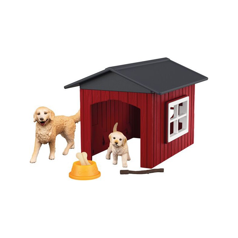Schleich Hondenhok met golden retriever, 42722