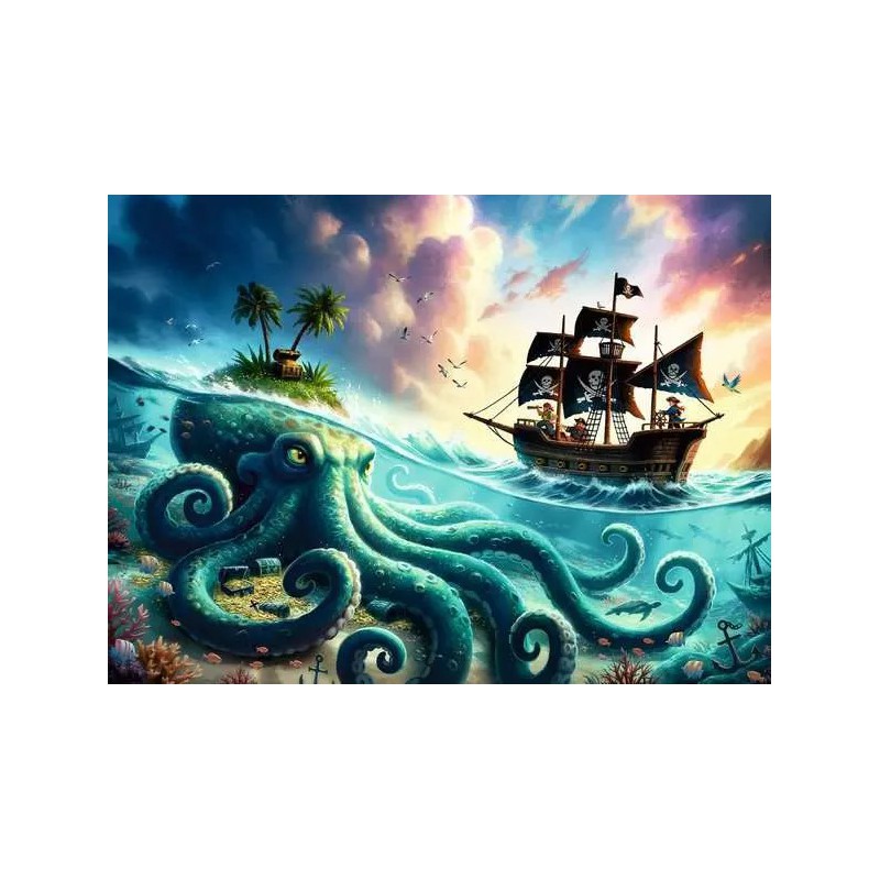 Pirate Treasure 100 stukjes puzzel Ravensburger