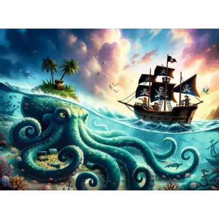 Pirate Treasure 100 stukjes puzzel Ravensburger