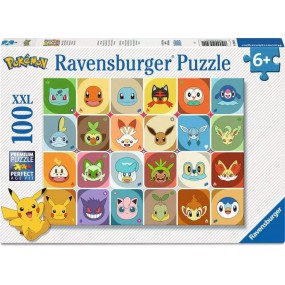 Pokemon Faces, 100XXL  stukjes Ravensburger