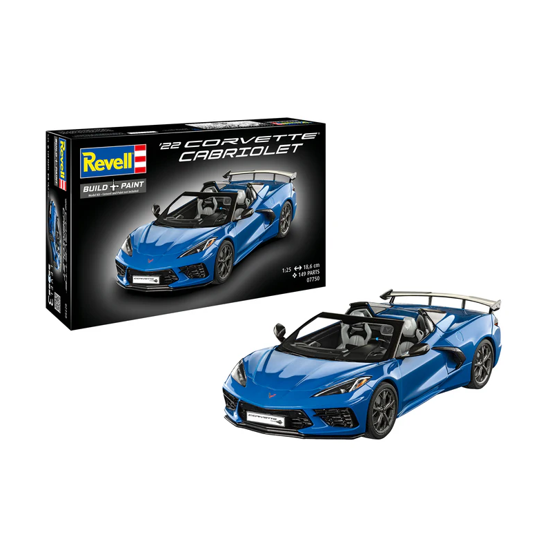 Corvette C8 Cabriolet 1:25, Revell
