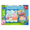 Peppa Pig, 3x49 stukjes Ravensburger