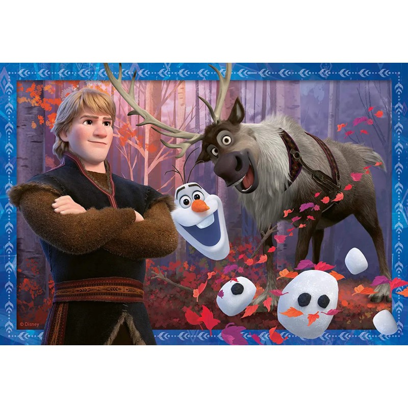 Ravensburger  2*24stukjes Disney Frozen 2, IJzige avonturen