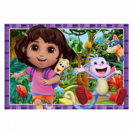 Ravensburger  2x12 stukjes Dora, we can do it