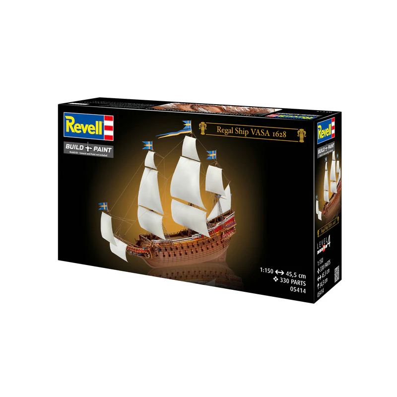 Zweeds Regal Ship VASA 1628, 1:150, Revell