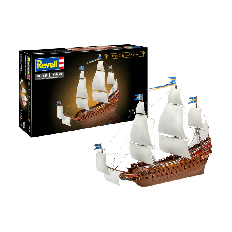 Zweeds Regal Ship VASA 1628, 1:150, Revell