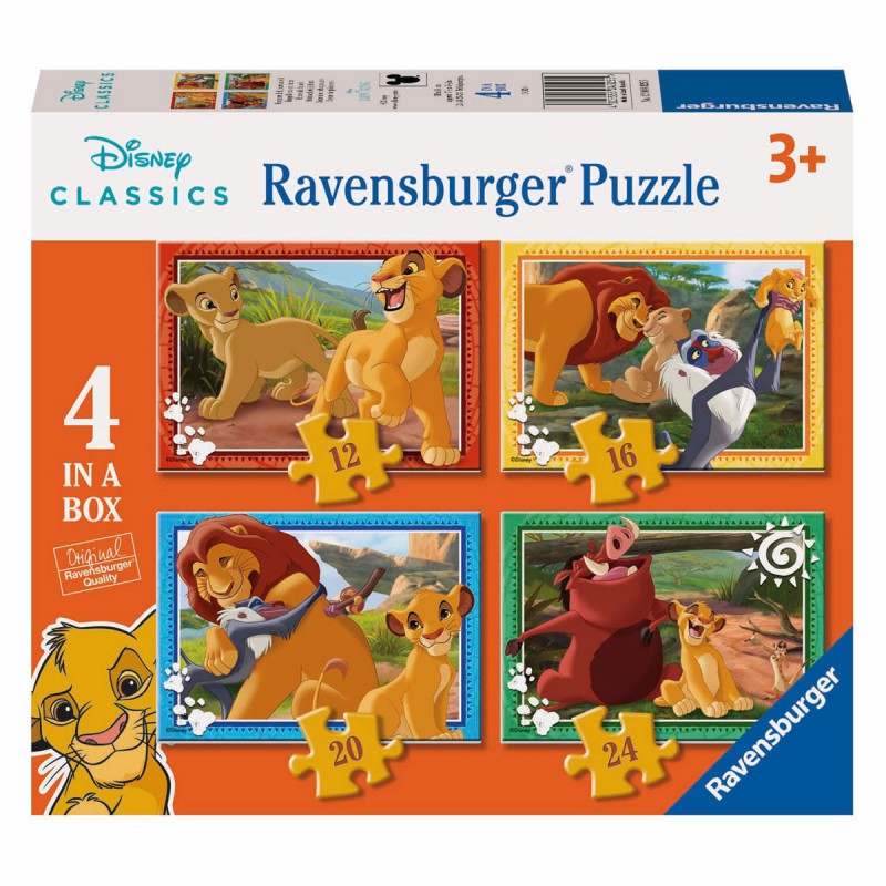 Disney The Lion king 12+16+20+24 stukjes Ravensburger