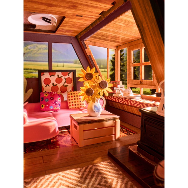 A-Frame Cabin, Diy Miniature House, Rolife