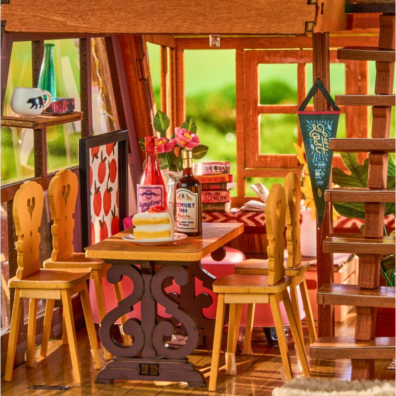 A-Frame Cabin, Diy Miniature House, Rolife