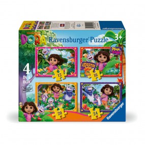 Dora, join the adventure, 12+16+20+24 stukjes Ravensburger