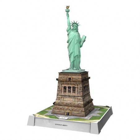 3D puzzel, Statue of Liberty, with light Ravensburger 128 stukjes