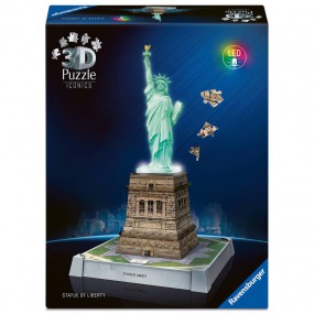 3D puzzel, Statue of Liberty, with light, 216 stukjes Ravensburger