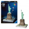3D puzzel, Statue of Liberty, with light Ravensburger 128 stukjes