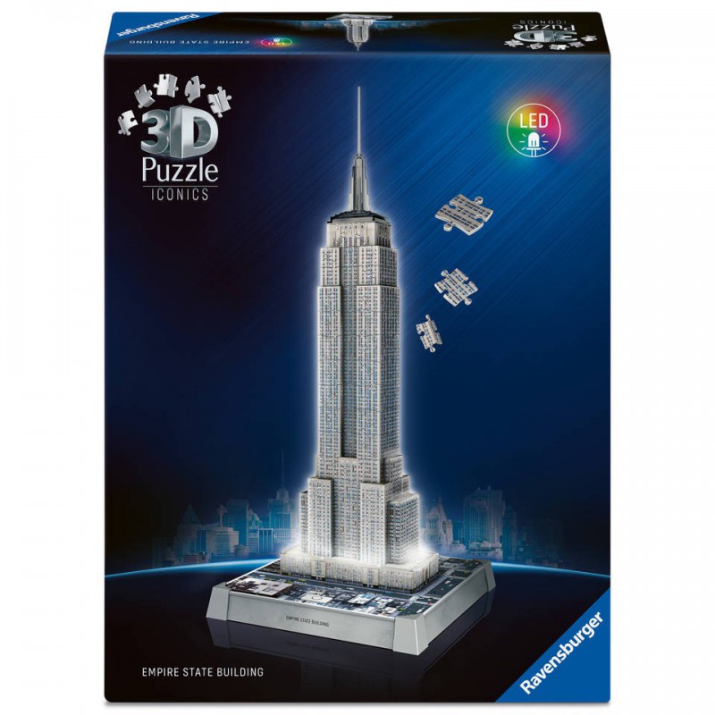 3D puzzel, Empire State Building, with light, Ravensburger