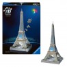 3D puzzel, Eiffel Tower, with light Ravensburger 235 stukjes