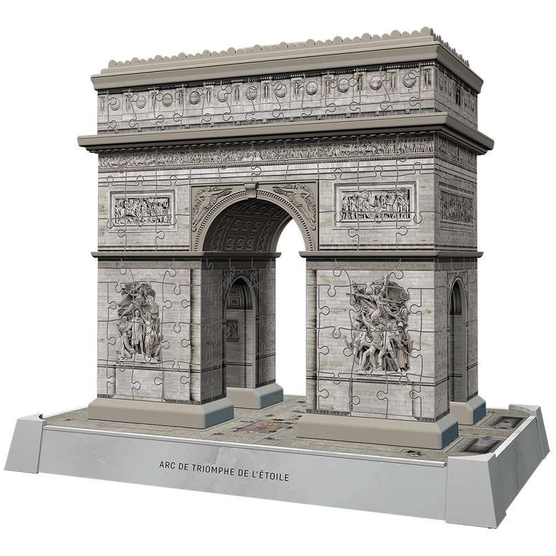 3D puzzel, Arc de Triomphe, Paris, with light Ravensburger 235 stukjes
