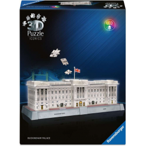 3D puzzel, Buckingham Palace, with light, Ravensburger