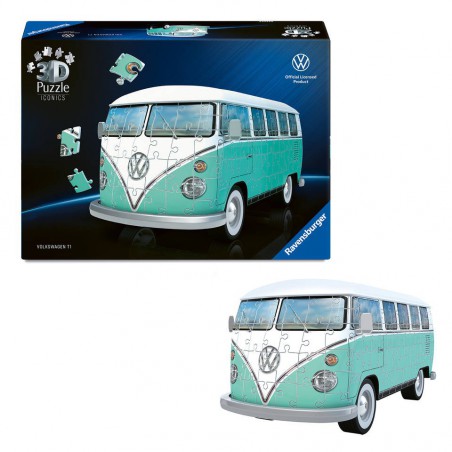 3D puzzel,  Volkswagen T1 Cup Ravensburger 108 stukjes