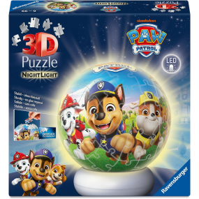 3D puzzel Nightlight, Paw Patrol,72 stukjes Ravensburger