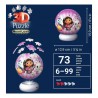 3D puzzel Nightlight, Gabby's Dollhouse 72 stukjes Ravensburger