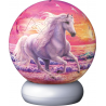 3D puzzel Nightlight, Horses on the beach 72 stukjes Ravensburger