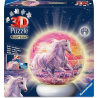 3D puzzel Nightlight, Horses on the beach 72 stukjes Ravensburger