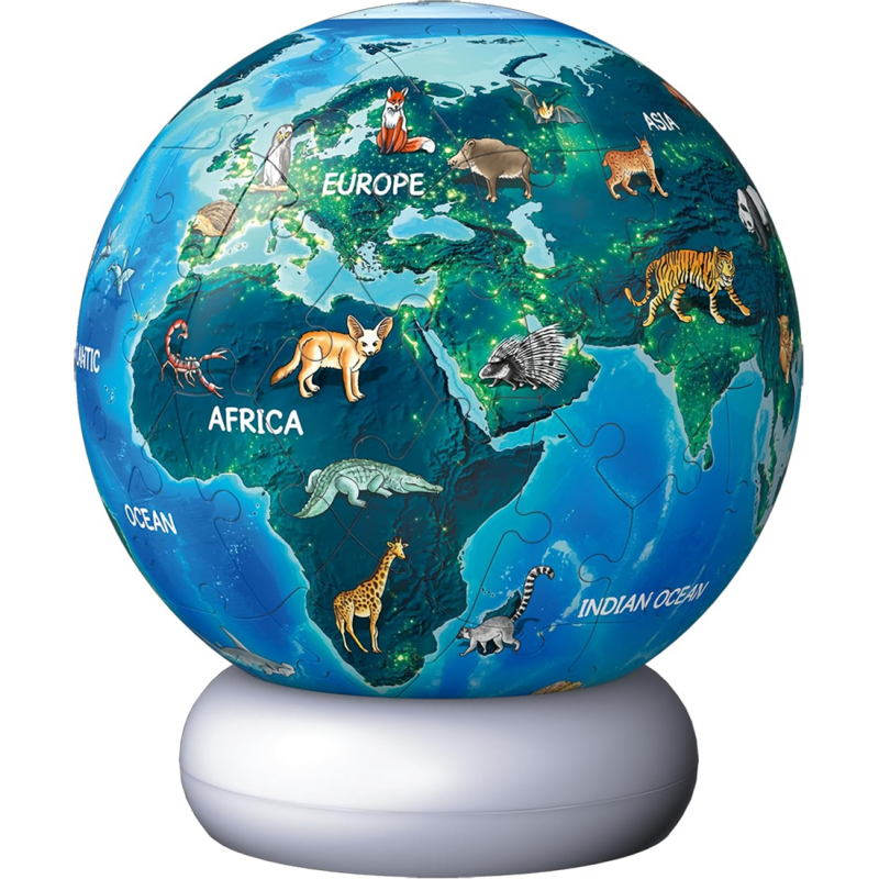 3D puzzel Nightlight, The earth by night 72 stukjes Ravensburger