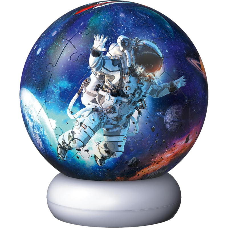 3D puzzel Nightlight, Astronauts in space 72 stukjes Ravensburger
