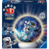 3D puzzel Nightlight, Astronauts in space, 72 stukjes Ravensburger