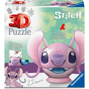 3D puzzelbal, Disney Angel met oren, 72 stukjes Ravensburger