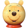 3D puzzelbal, Winnie the Pooh met oren Ravensburger 72 stukjes