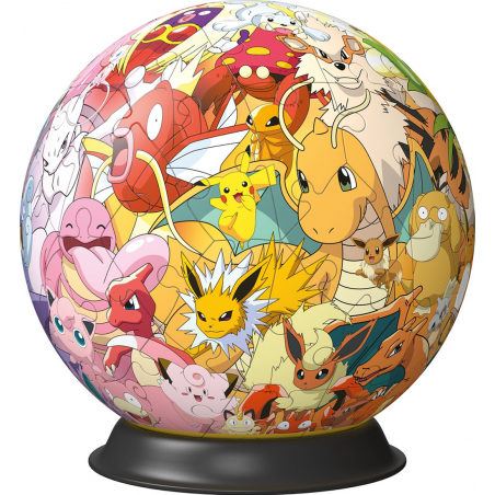 3D puzzelbal, Pokemon Multicharacter Ravensburger 72 stukjes