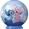 3D puzzelbal, Disney Stitch, Angel and Scrump Ravensburger 54 stukjes