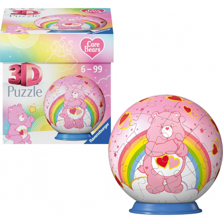 3D puzzelbal, Care Bears, Love a lot Ravensburger 54 stukjes